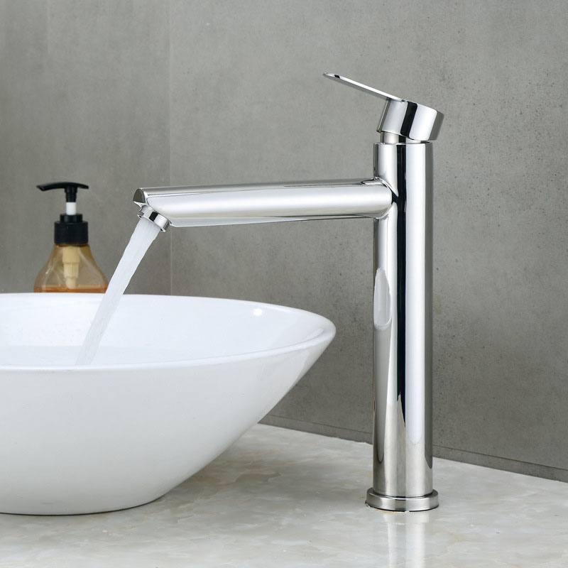 Home Bathroom Wash Basin - Bad Waschbecken Wasserhahn 304 Edelstahl erhöhen