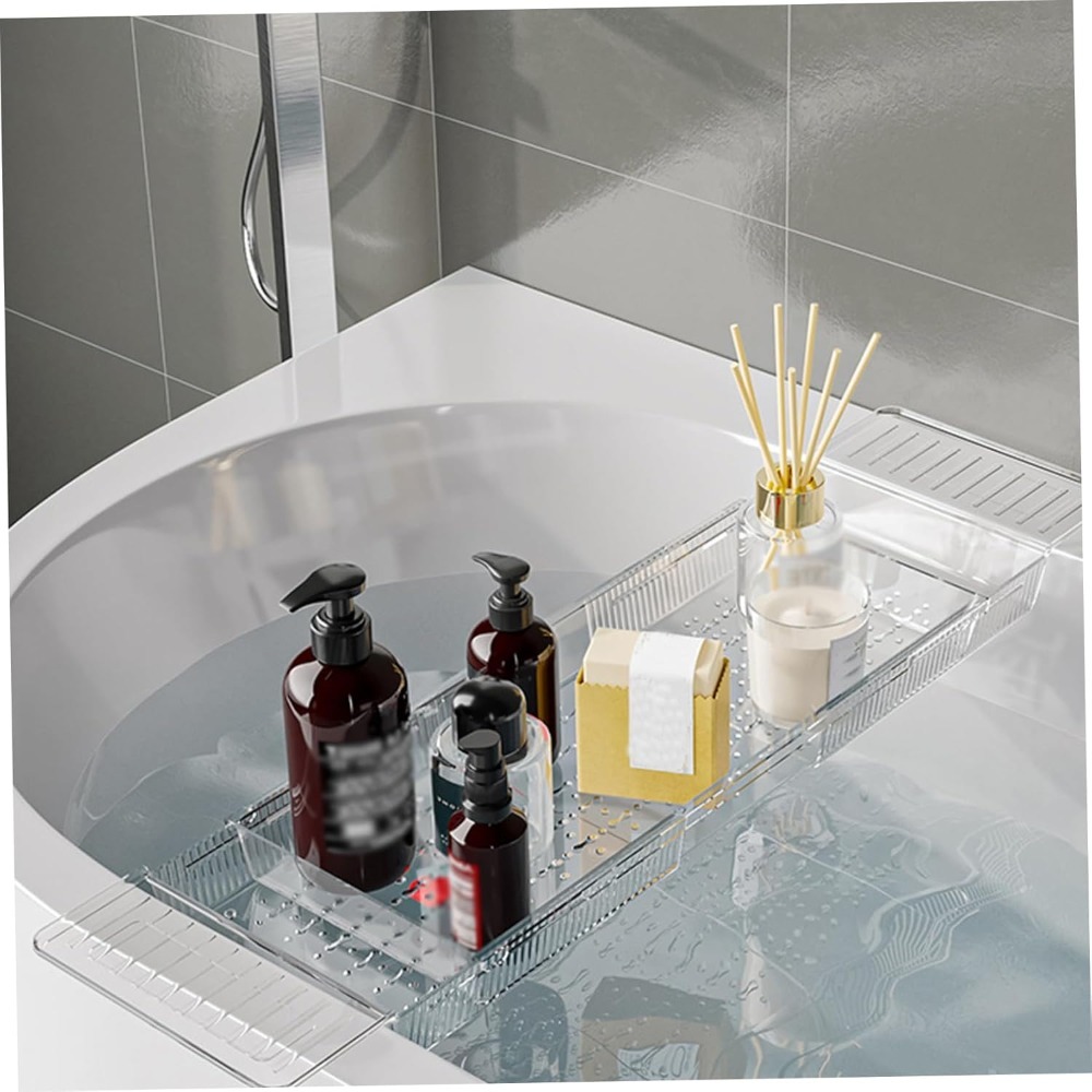 Bath Caddy Tray - Neue verstellbare Badewanne Caddy Tablett multifunktionale