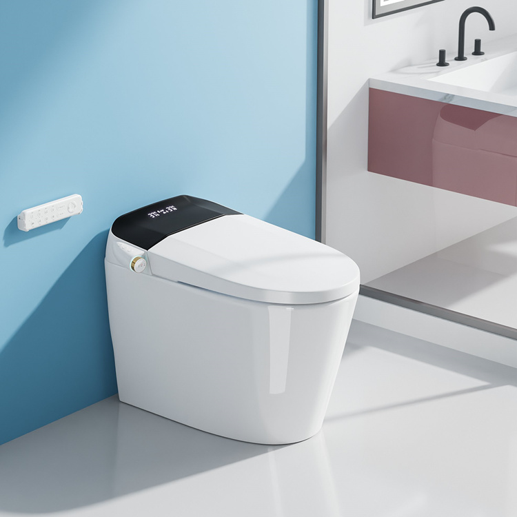 Home In Bathroom - Heimdekoration Badezimmer Intelligente Elektronische Automatische Spülsensor-Toilette