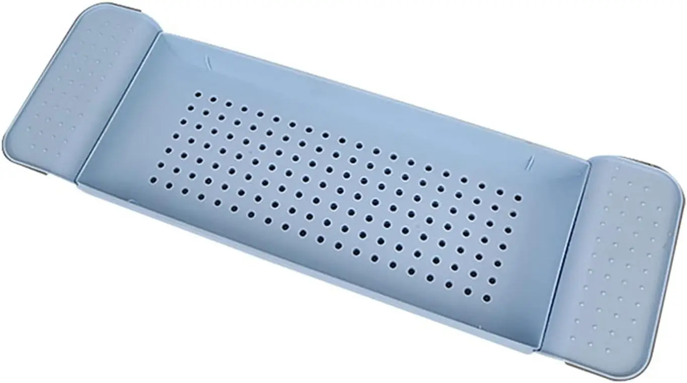 Bath Caddy Tray - Badewannenablage, ausziehbares Badezimmerregal, Badewannenablage, Duschablage, Badewannen-Aufbewahrungsregal,