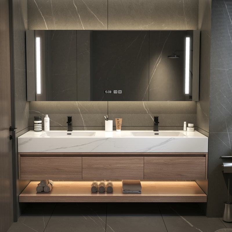 Home Bathroom Wash Basin - Badezimmer-Aufbewahrungsmöbel für Zuhause, Schrank 120-180 cm,