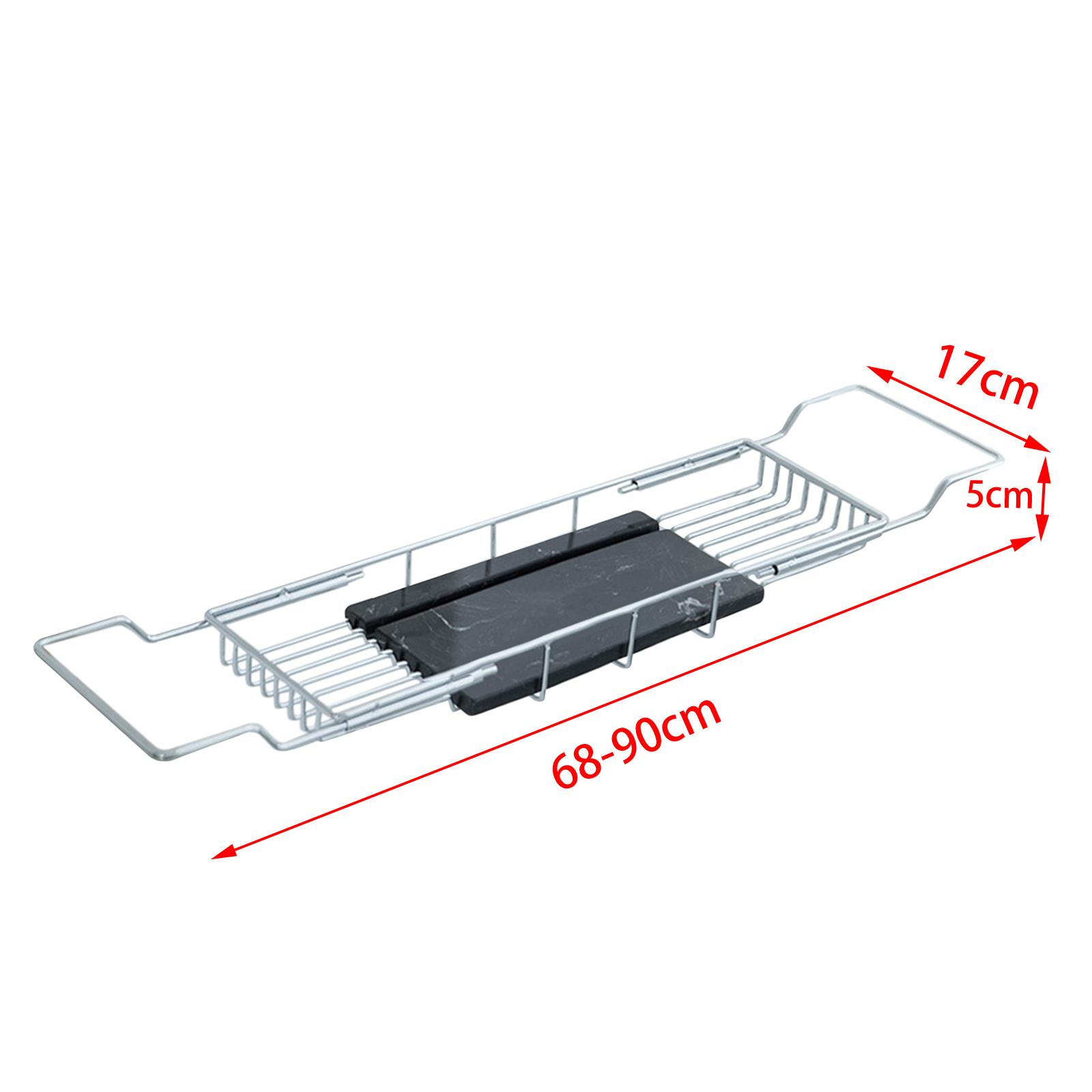 Bath Caddy Tray - Badewannenablage, Badezimmerregal, Mehrzweck-Aufbewahrungsregal für Dusche und