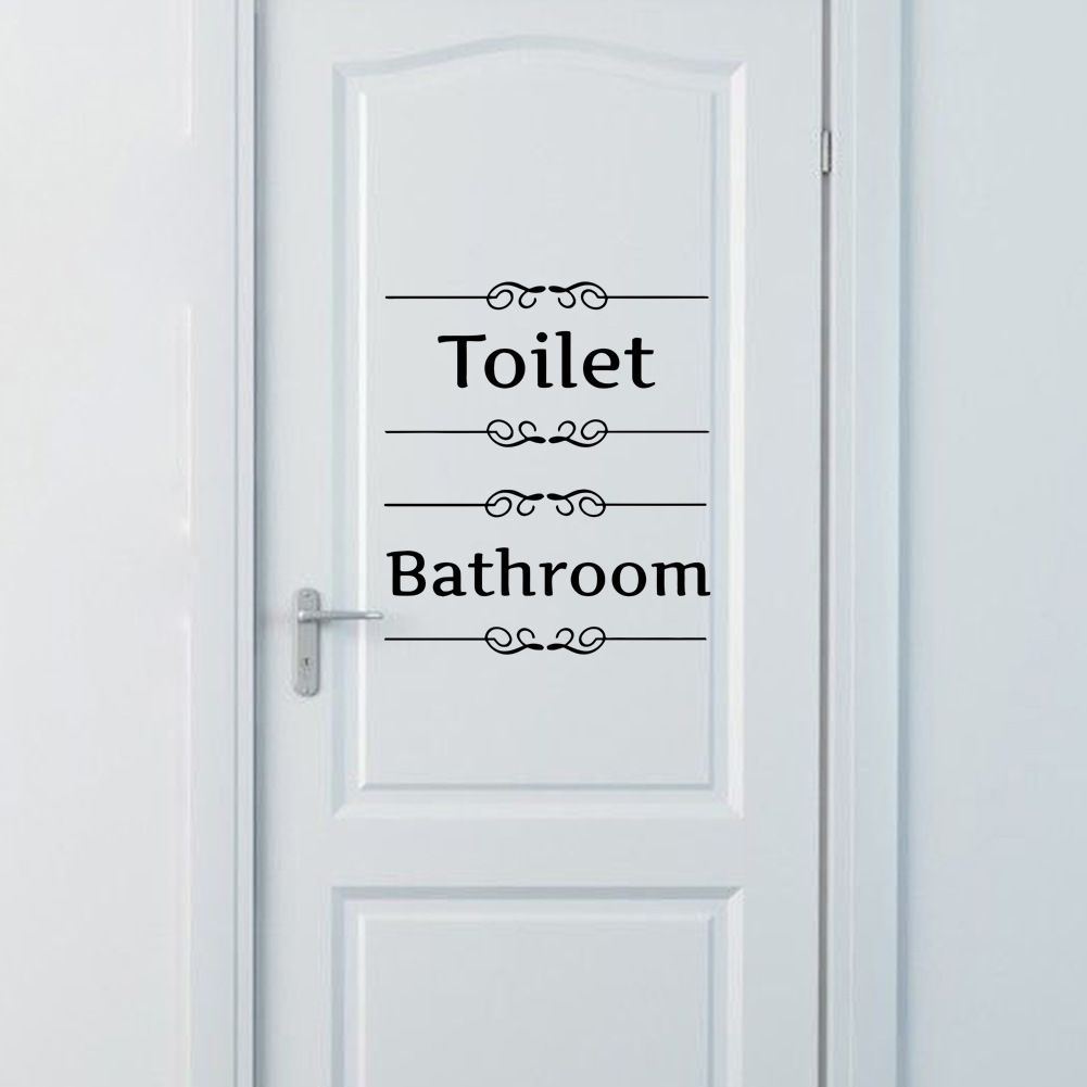 Wc Badezimmer Zeichen Wand Auf – Home Bathroom Quotes Bewertung und Preis