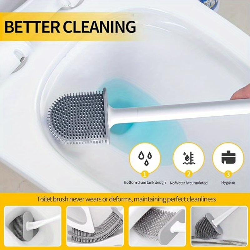 Silikon-Toilettenbürste mit Ha – Toilet Brush Holder Bewertung und Preis