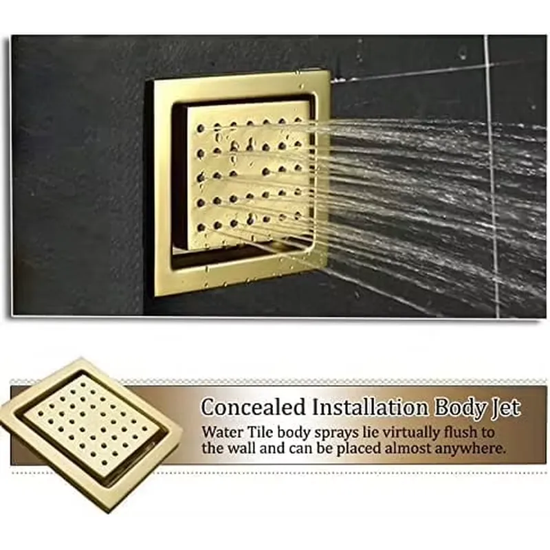Intelligentes LED-Duschset Bad – Home In Bathroom Bewertung und Preis