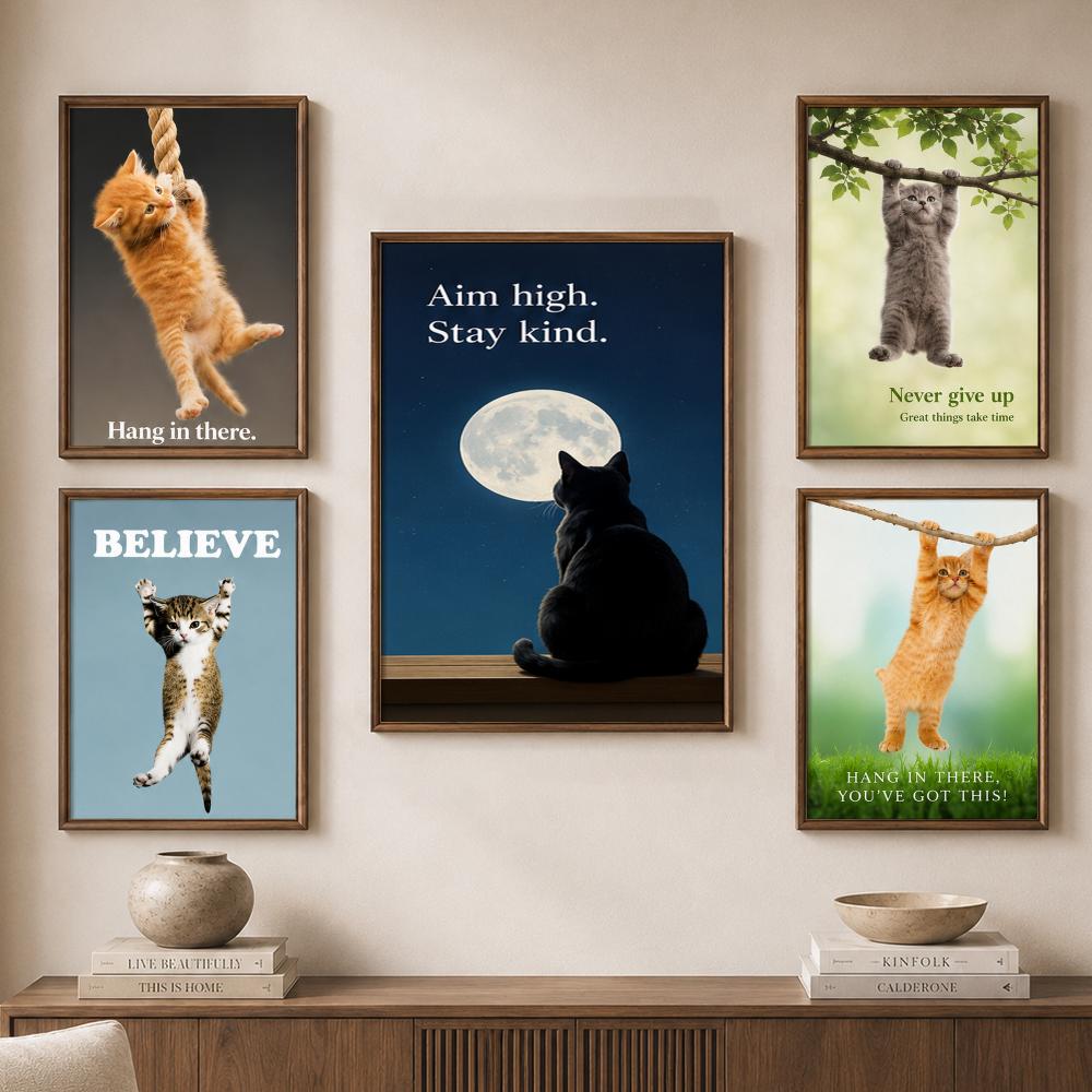 Lustige Motivationskatzen, nie – Home Bathroom Quotes Bewertung und Preis
