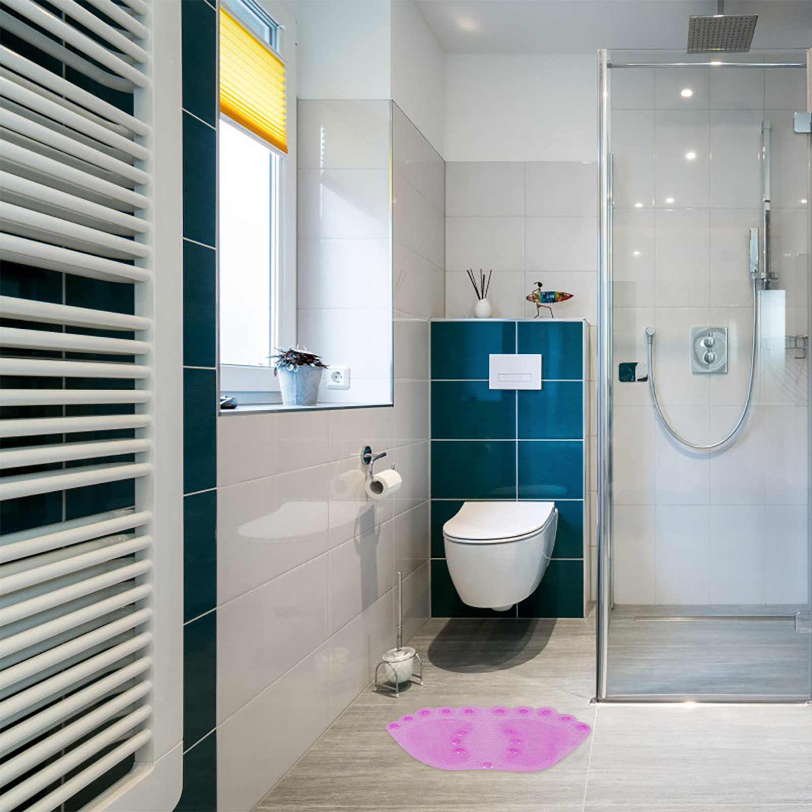 1 Stück Massage-Badematte PVC  – Home Bathroom With Sauna Bewertung und Preis