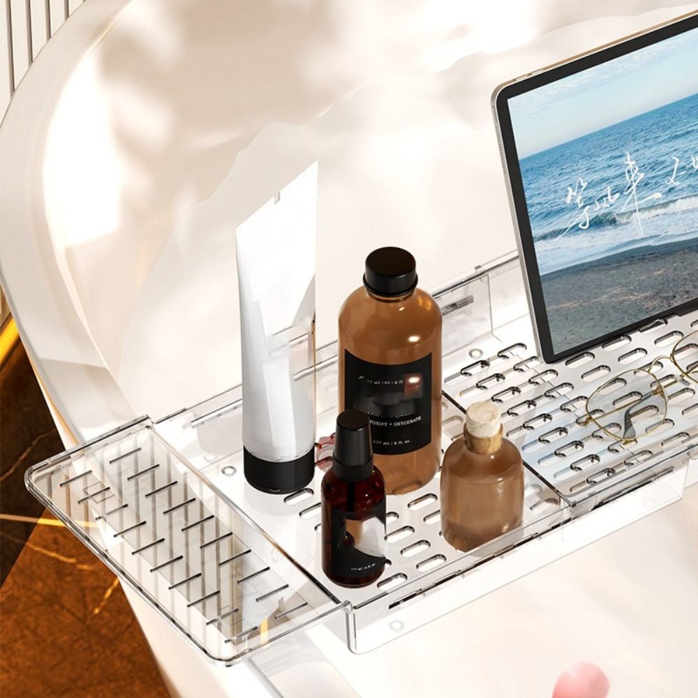 Neue verstellbare Badewanne Ca – Bath Caddy Tray Bewertung und Preis
