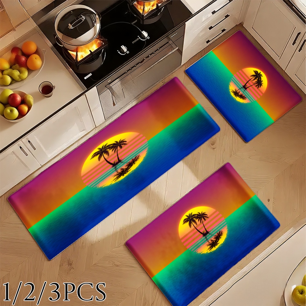 3-teiliges Küchen-Teppich-Set, – Home Bathroom Colors Bewertung und Preis