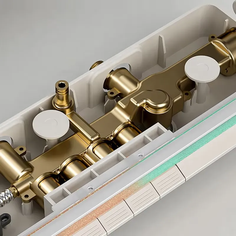 Messing Digitaler Wasserfall-D – Home In Bathroom Bewertung und Preis