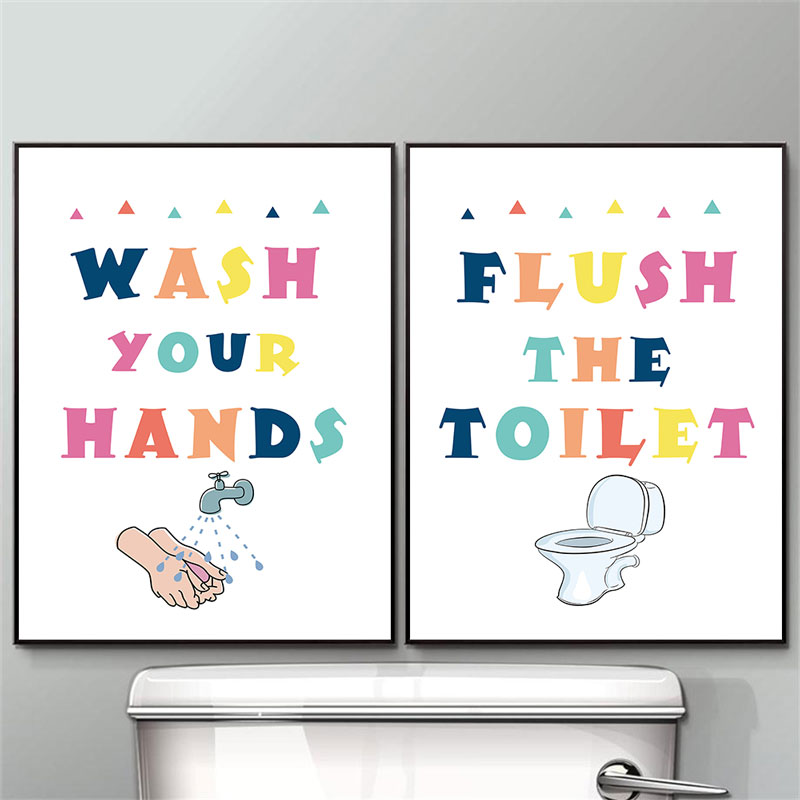 Moderne bunte Kinder-Badezimme – Home Bathroom Quotes Bewertung und Preis