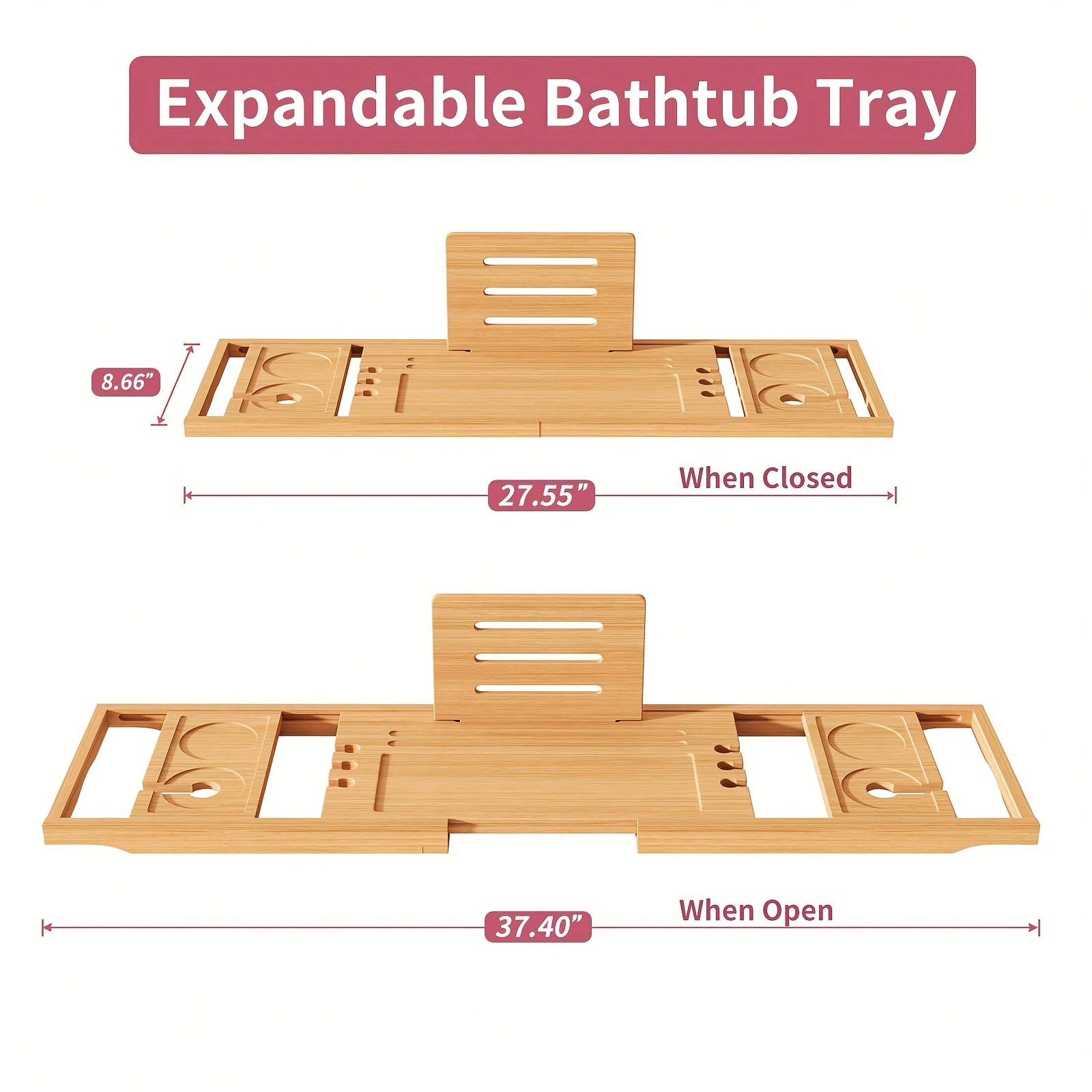 Badezimmer-Organizer aus Bambu – Bath Caddy Tray Bewertung und Preis