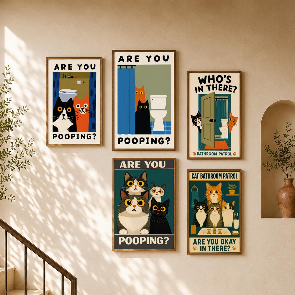 Lustige Katzen, Badezimmer, Pr – Home Bathroom Quotes Bewertung und Preis