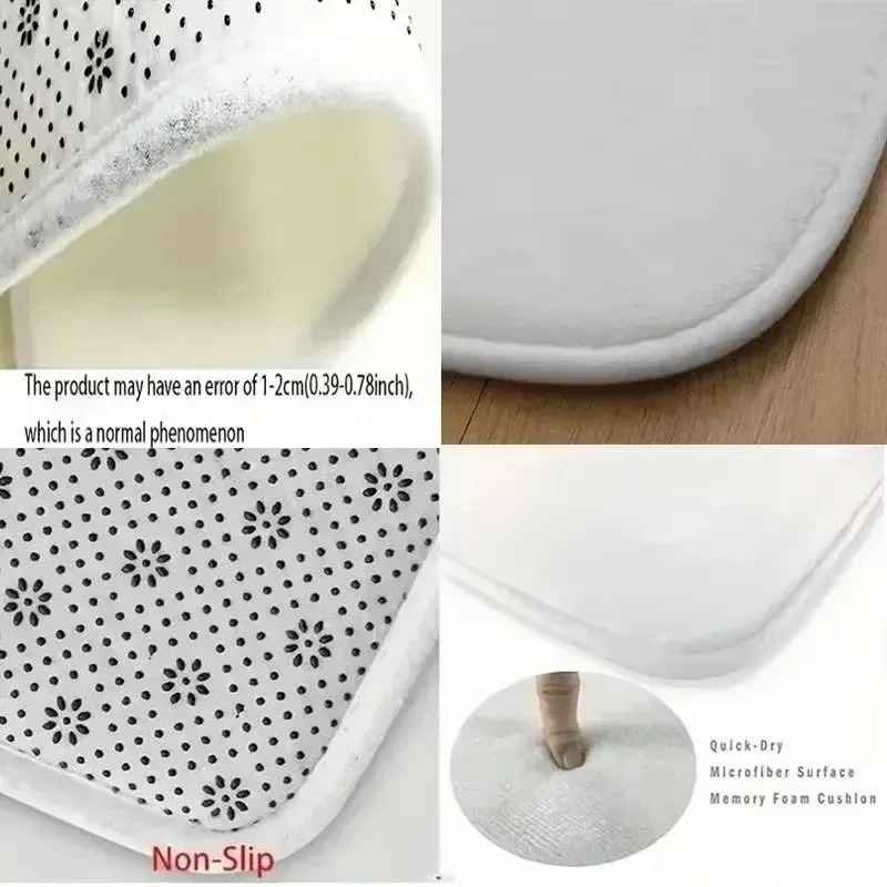 Rote Weihnachts-Flanell-Fußmat – Home Bathroom Quotes Bewertung und Preis