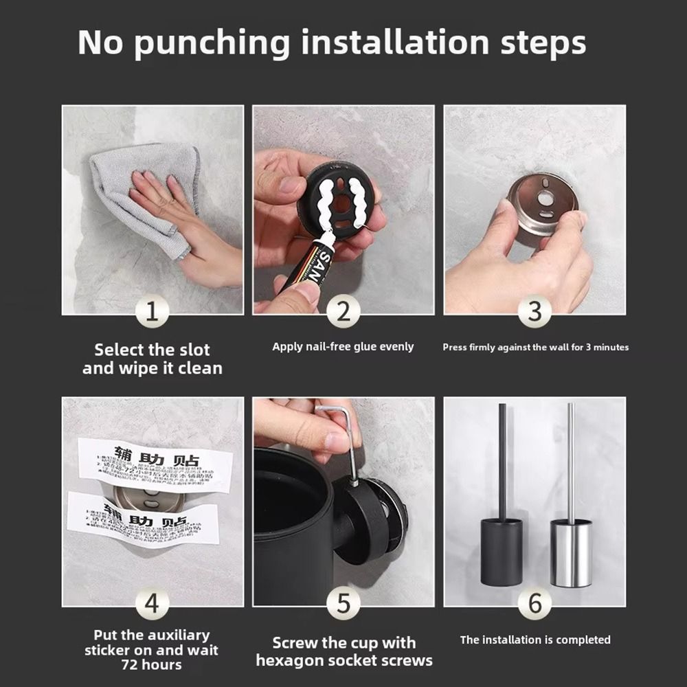 Toilettenbürsten-Set aus Edels – Toilet Brush Holder Bewertung und Preis