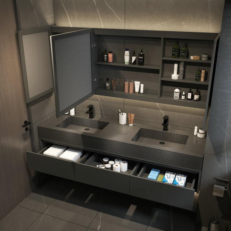 Badezimmer-Aufbewahrungsmöbel  – Home Bathroom Wash Basin Bewertung und Preis
