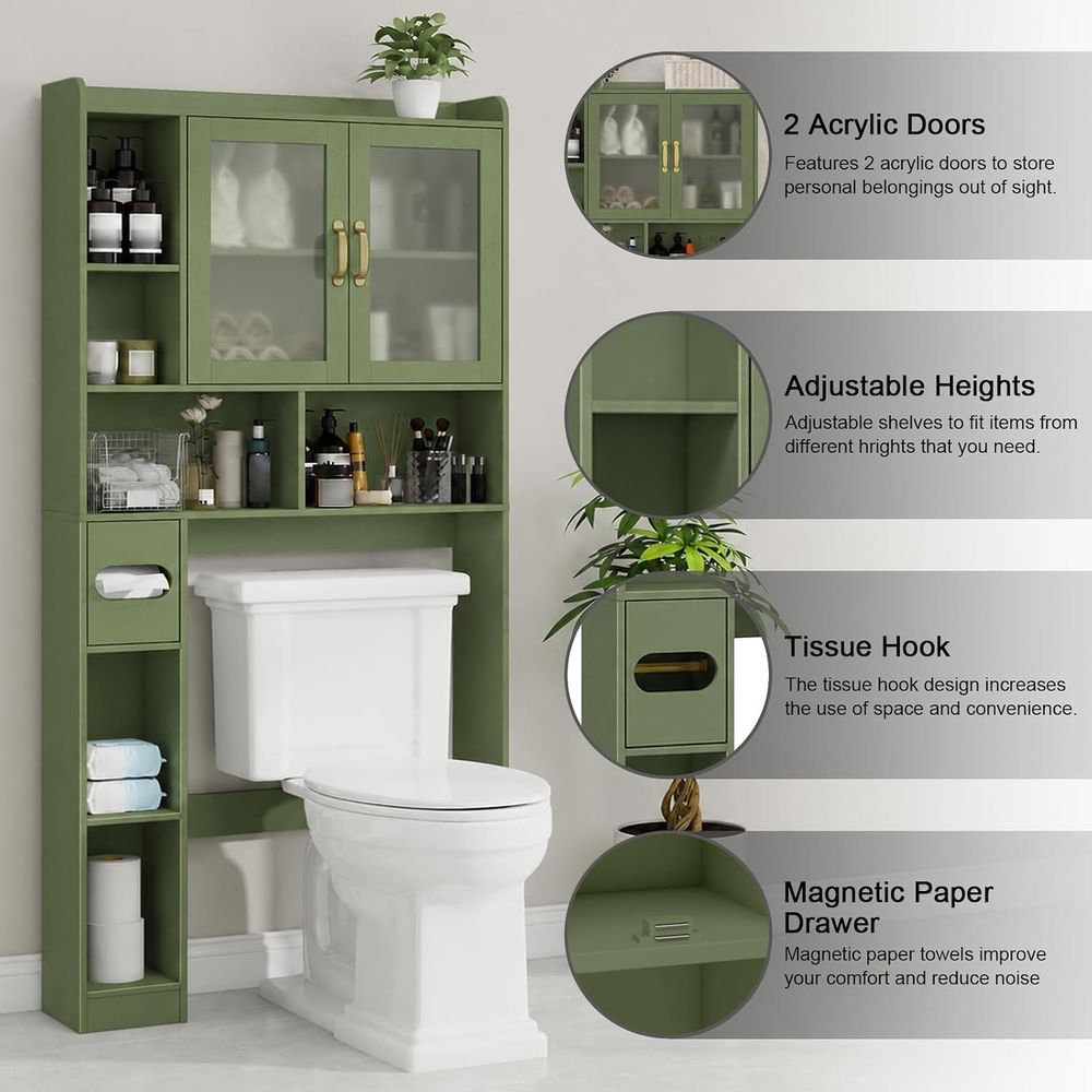 Platzsparender Acryl-Aufbewahr – Home In Bathroom Bewertung und Preis