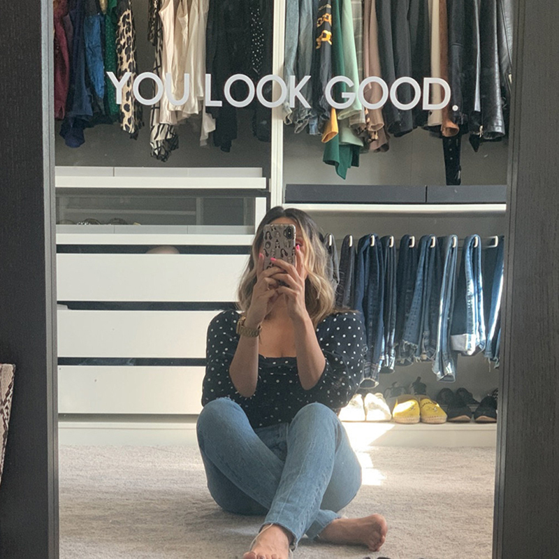 You Look Good Spiegel-Wandaufk – Home Bathroom Quotes Bewertung und Preis