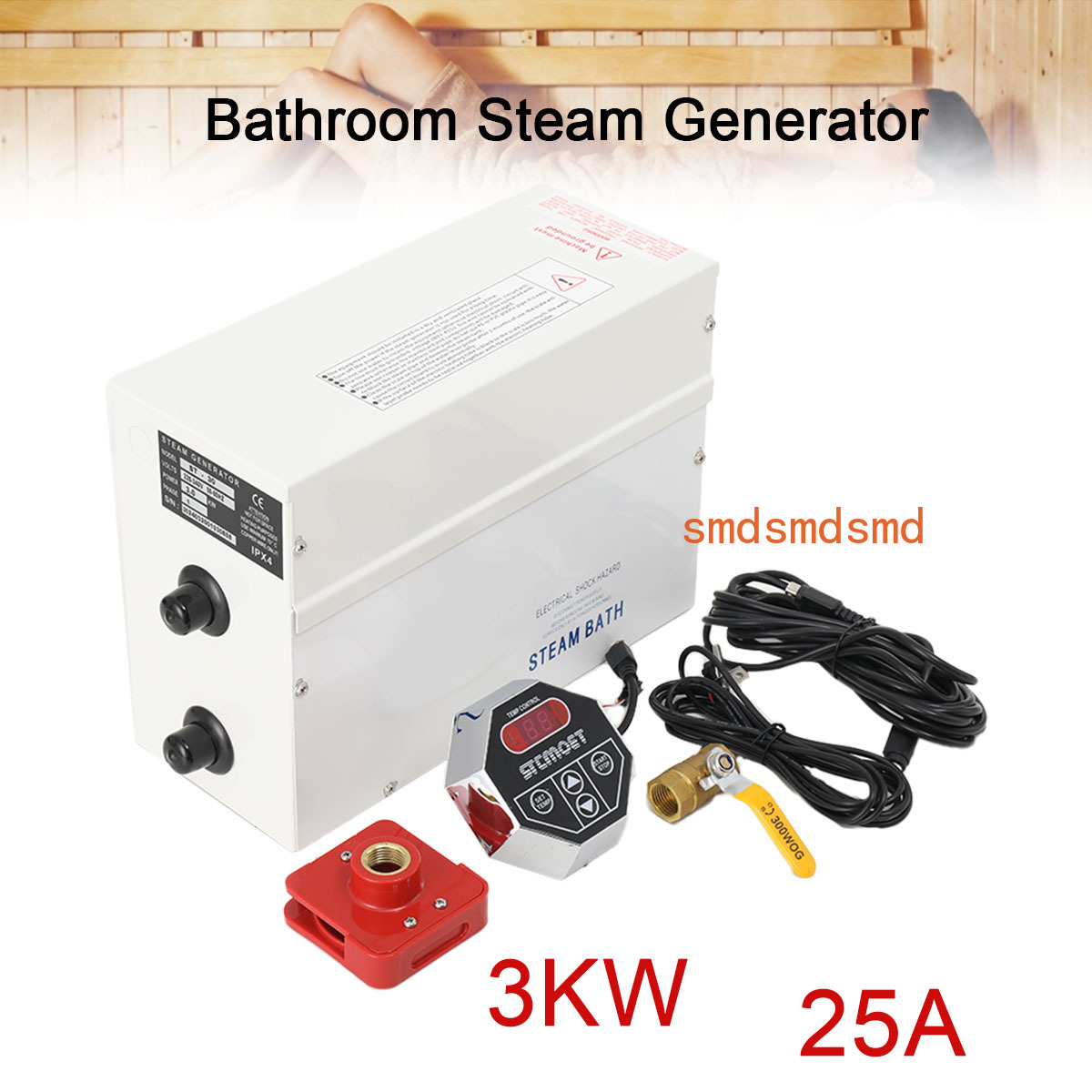 3KW Dampfgenerator Home Dampfm – Home Bathroom With Sauna Bewertung und Preis
