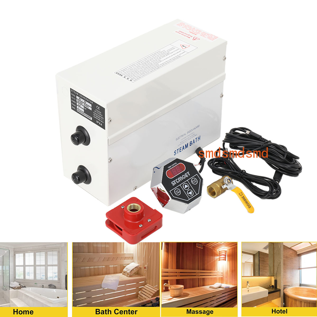 3KW Dampfgenerator Home Dampfm – Home Bathroom With Sauna Bewertung und Preis